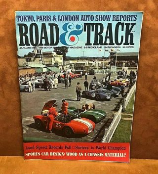 Vintage Road & Track Magazines 1965 You Pick Issue