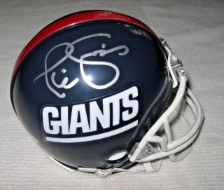 Phil Simms Signed York Giants Mini Helmet Autograph Psa/dna