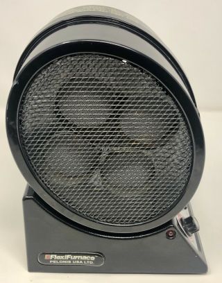 Pelonis Flexifurnace 1500w Portable Ceramic Disc Fan Vintage Movable Heater