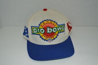 Vintage 1994 Nfl Pro Bowl Logo Athletics Snapback Baseball Hat/cap