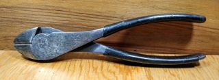 Craftsman Diagonal Side Cutters Pliers Vintage Black Made In Usa