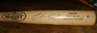 Chris Davis Signed Autographed Full Size Baseball Baltimore Orioles Mlb Holo