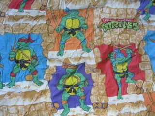 Teenage Mutant Ninja Turtles Comforter Blanket Bedding Brick Retro Vintage Tmnt