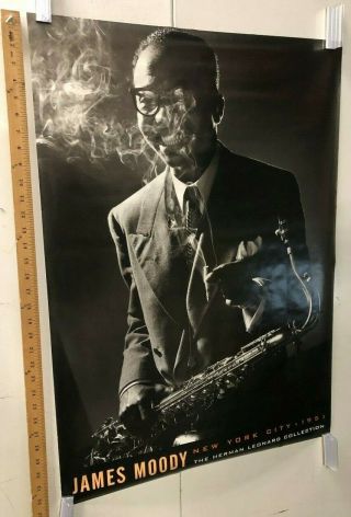 Vintage Music Poster James Moody York City 1951 The Herman Leonard Collect.
