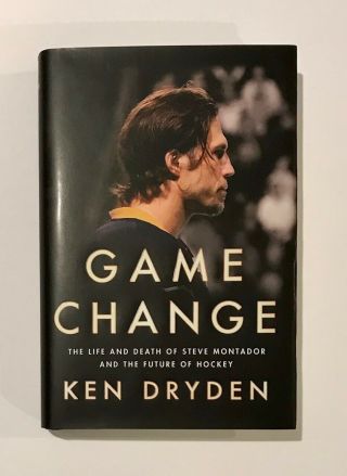 Ken Dryden Hhof Canadiens Autographed Signed Hardcover Game Change Hockey Book