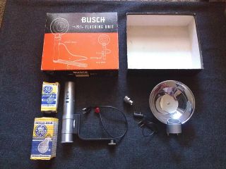Busch Bc Flash Unit Bracket More Box Vintage Camera Parts