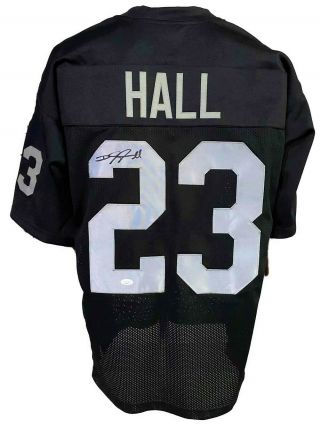 Oakland Raiders Deangelo Hall Autographed Pro Style Jersey Jsa Authenticated
