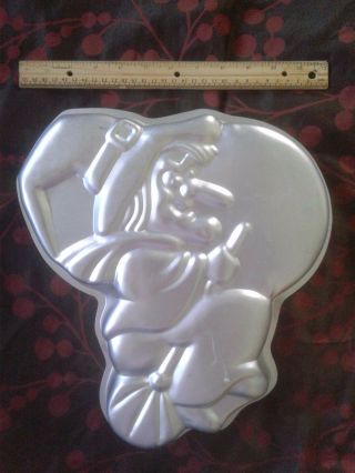 Wilton Cake Pan Mold Flying Witch 1981 502 - 3398 Stored But Not Vintage