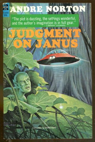 Judgment On Janus By Andre Norton - Vintage Ace Paperback - 1968