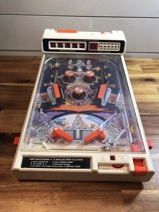 Vintage Electronic Atomic Arcade Pinball Game,  1979 Tomy,  And