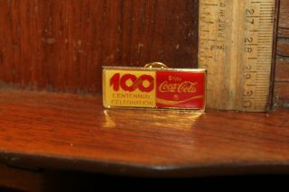 Vintage Enameled Pin Coca Cola 100 Years Centennial Celebration 1986