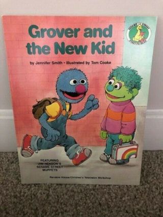 Vintage Grover And The Kid Sesame Street Start - To - Read Book 1987 Like