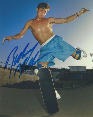 Skateboarder Rodney Mullen Signed Authentic 8x10 Photo 5 Skate Almost World