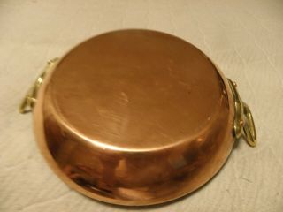 Vintage Copper Au Gratin Pan,  Marked Made In France