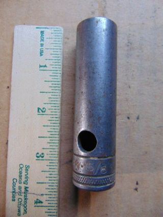 Vintage S - K Tools Usa 1/2 " Drive 12 Point 5/8 " Deep Well Socket 40820