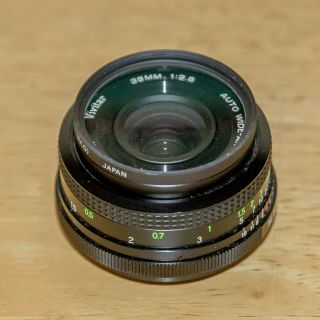 Vintage Auto Vivitar 35mm F/2.  8 Nikon Mount Non - Ai Mf Wide Angle Lens