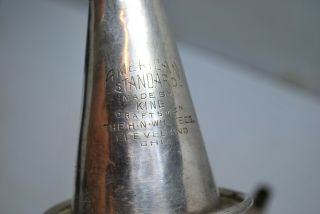 Vintage American Standard H N White co King Metal Clarinet in case Old 2