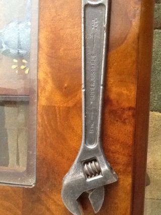 Vintages J.  H.  Williams & Co 8 " Superjustable Wrench Ab - 8