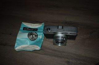 Vintage Bell & Howell Canon Canonet 19 Camera W/ Case & Instructions