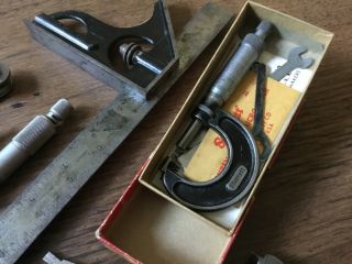 VINTAGE STARRETT TOOLS AND OTHERS BRANDS BUT MAINLY STARRETT,  SQUARE,  MICRO 2