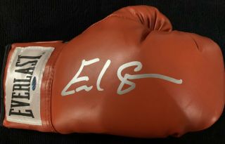 Errol Spence Autographed Everlast Boxing Glove Leaf Authenthic