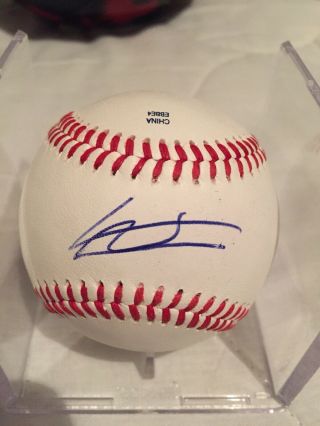 Vladimir Guerrero Jr Signed Auto Autograph Rawlings Aaa Int League Baseball Bas
