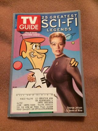 Vintage Tv Guide,  Greatest Sci - Fi Legends,  August 2004