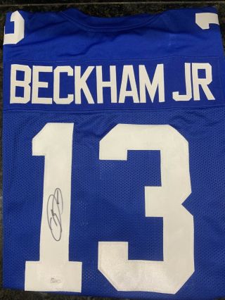 Odell Beckham Jr Autographed/signed Jersey York Giants Ny Lsu