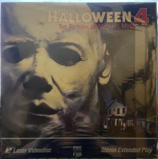 Vintage Halloween 4 Return Of Michael Meyers Laserdisc Laser Disc
