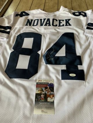 Jay Novacek Autographed/signed Jersey Jsa Dallas Cowboys