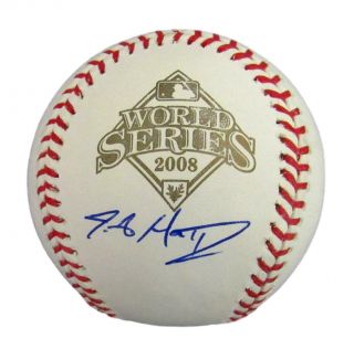 J.  A.  Happ Philadelphia Phillies Signed 2008 World Series Baseball Psa/dna 154741