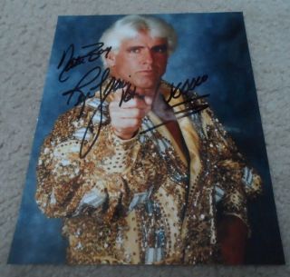 Wrestling Legend Ric Flair Autographed 8x10 Photo Signed Tna Wrestling - Wwe