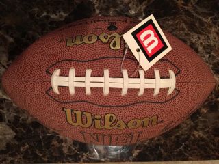 Jerry Rice Signed Wilson Football Auto w/ Display Case and 3