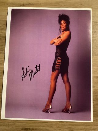 Wwf Wcw Sensational Sherri Martel Autographed Photo Signed Auto Autograph