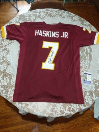 Dwayne Haskins Jr.  Signed Washington Redskins Jersey Jsa Certified