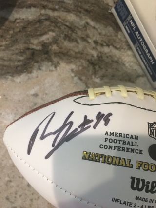 Marcus Mariota with Tennessee Titans Signed Autographed Football with 2 others 2