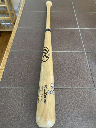 Chipper Jones Autographed Big Stick Bat Professional Model 232 32 In