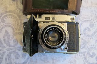 Vintage Kodak Retina Ii With 1/2 Leather Case And F:3.  5 Ektar Lens