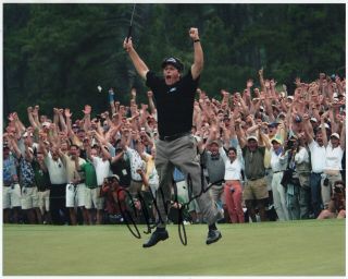 Phil Mickelson Signed Champion 8x10 Photo Autograph Auto Masters Open Golf