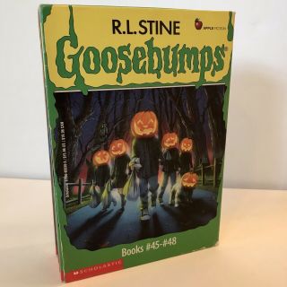 Goosebumps Box Set (books 45 - 48) R.  L.  Stine Series 1996 Vintage