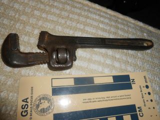6 - Inch Vintage/antique Walworth Adjustable Pipe Wrench