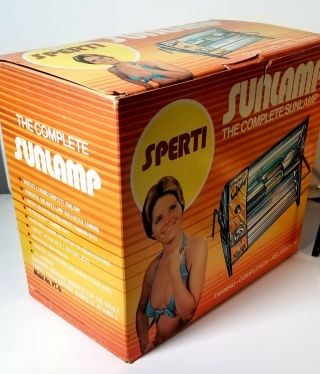 Vintage 1980 Sperti Sun Valley Sunlamp Pt - 9 W Orig Box. ,  Needs Bulb