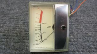 Vintage Pioneer Rt - 707 Tape Deck Parts - Right Vu Meter - 100