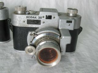 (2) Vintage Kodak 35 Camera w/ Anastar 50mm f3.  5 Lens 2