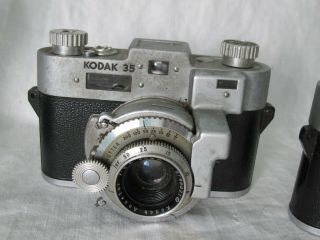 (2) Vintage Kodak 35 Camera w/ Anastar 50mm f3.  5 Lens 3