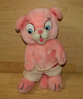 Vintage 1984 Mighty Star Pink Panther And Sons Panky Plush Doll 10 "