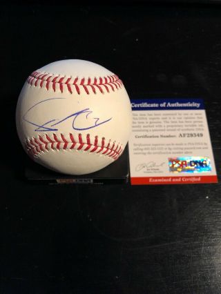 Yu Darvish Autographed Romlb Ss Ball W/coa Chicago Cubs