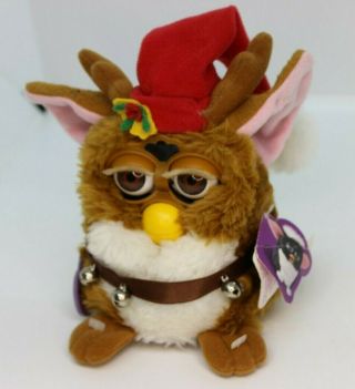 Tiger Electronics 1998 Limited Edition Furby Vintage Holiday Reindeer With Tag