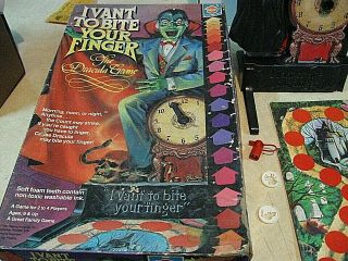 I Vant To Bite Your Finger Vintage Hasbro Dracula Board Game Incomplete