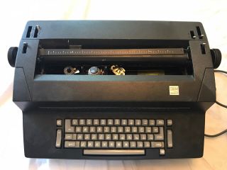 Vintage Ibm Selectric Ii Correcting Electric Black Typewriter Non